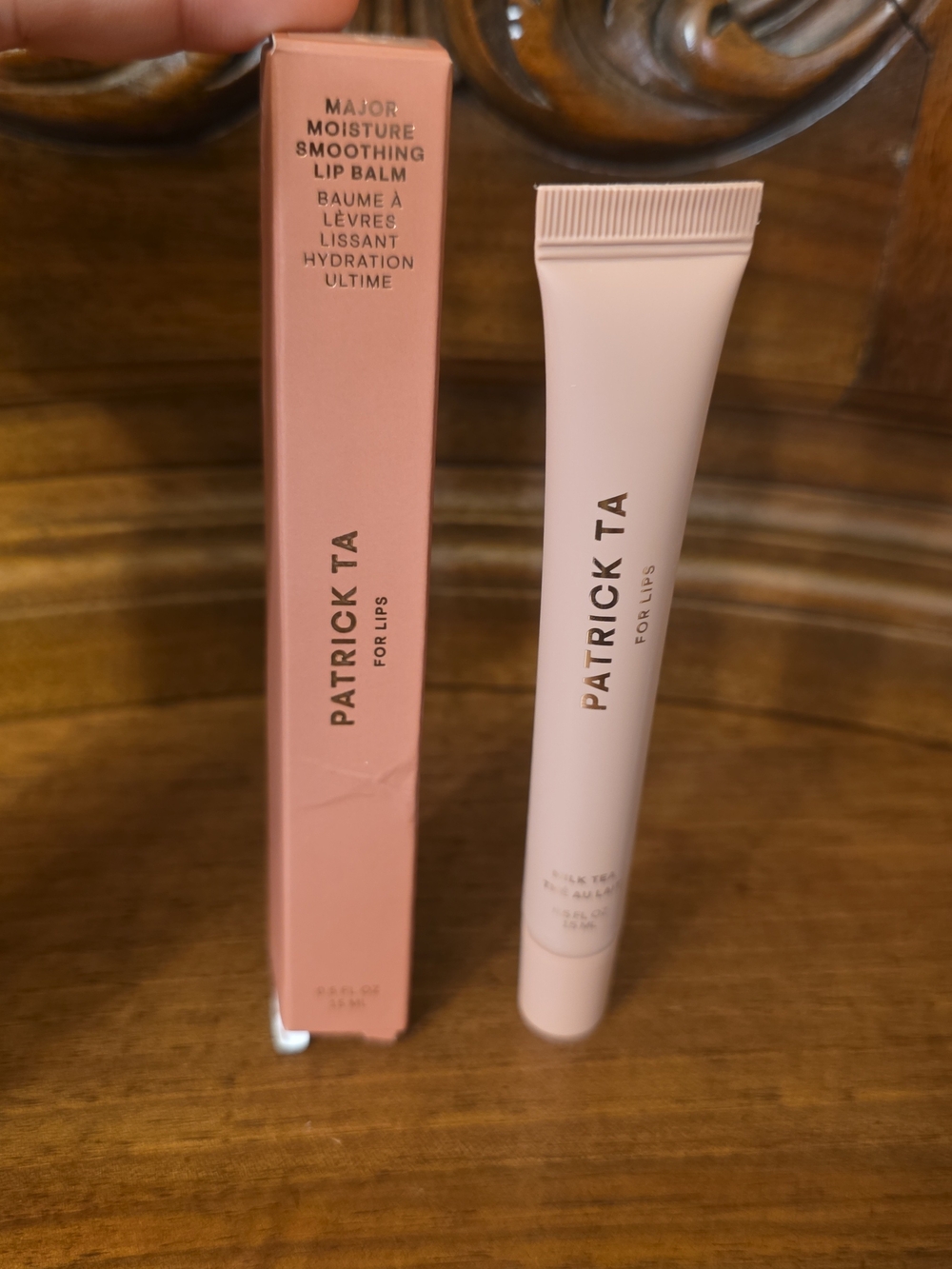 Patrick Ta For Lips Major Moisture Smoothing Lip Balm, Milk Tea, .5oz--NIB